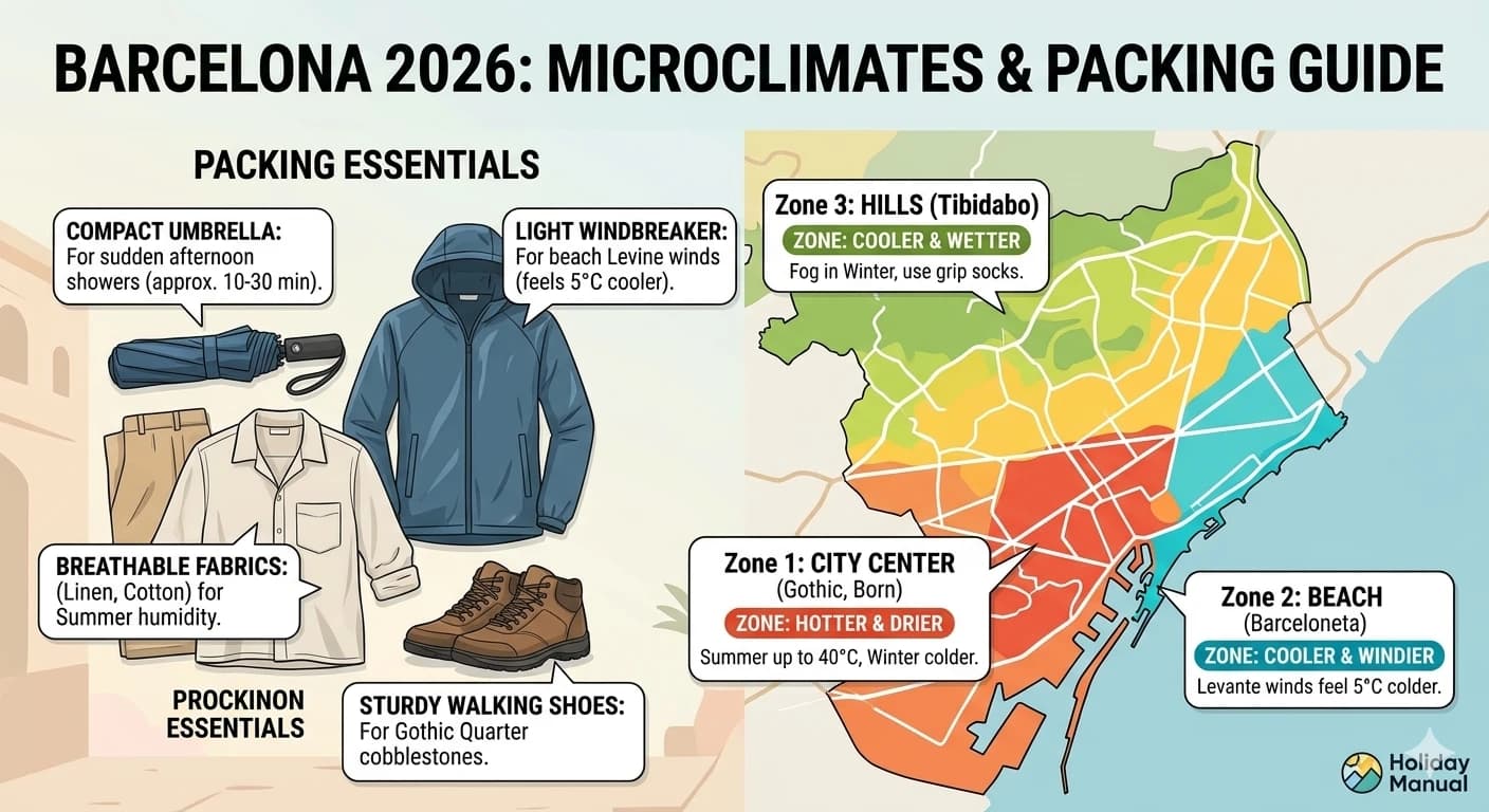 Barcelona Wettervorhersage 2026: Was Sie je nach Jahreszeit erwartet