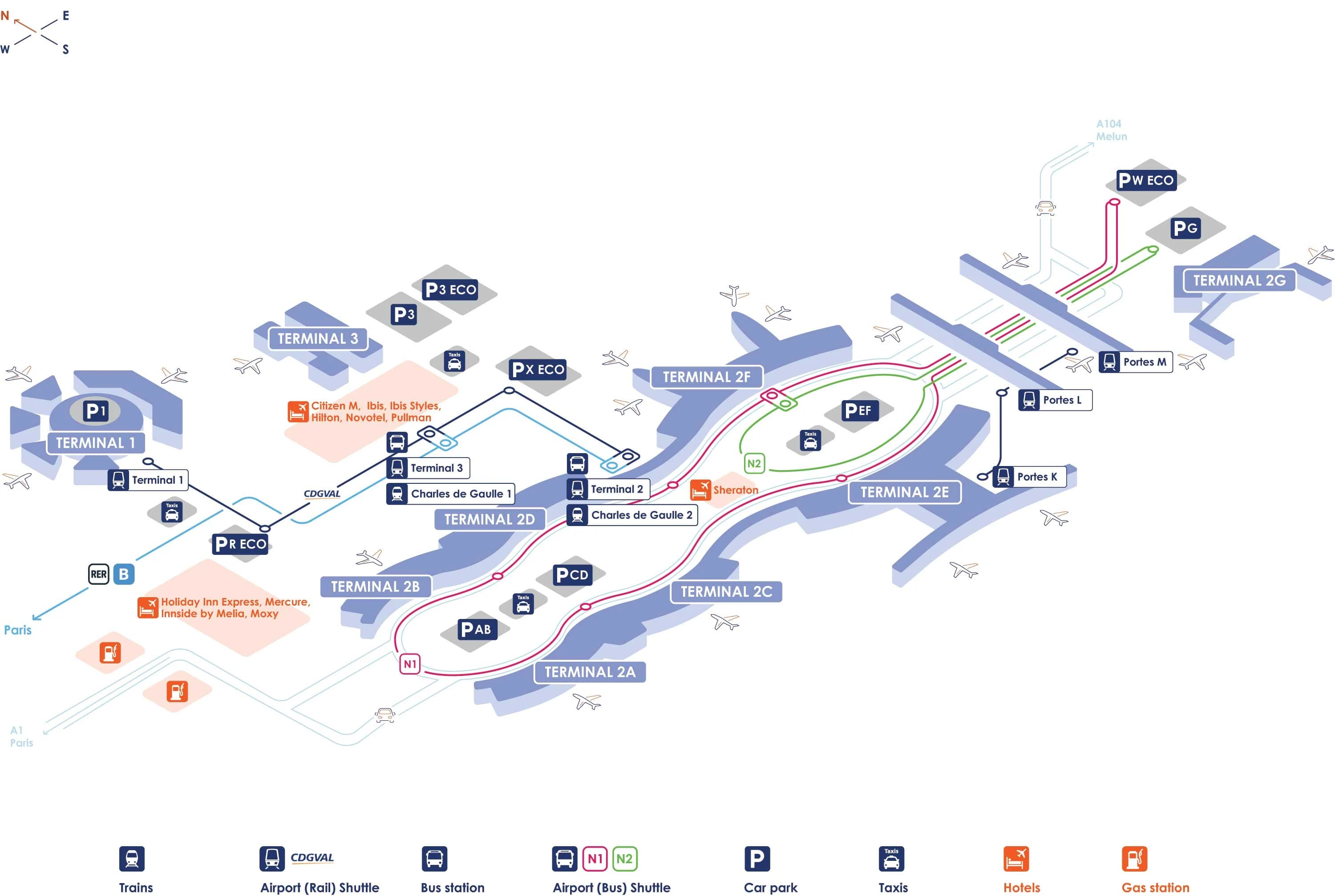 Charles de Gaulle (CDG) Havalimanı’ndan Paris Şehir Merkezine: Tam 2026 Rehberi